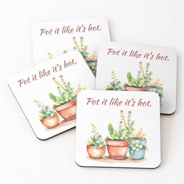 Item preview, Pot it like it's hot, plant lover. designed and sold by Dream-dust.