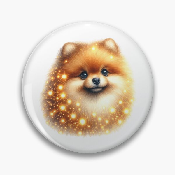 Artikelvorschau, Pomeranian mit hellen Lichtern entworfen und verkauft von JonysCreativeDesigns.