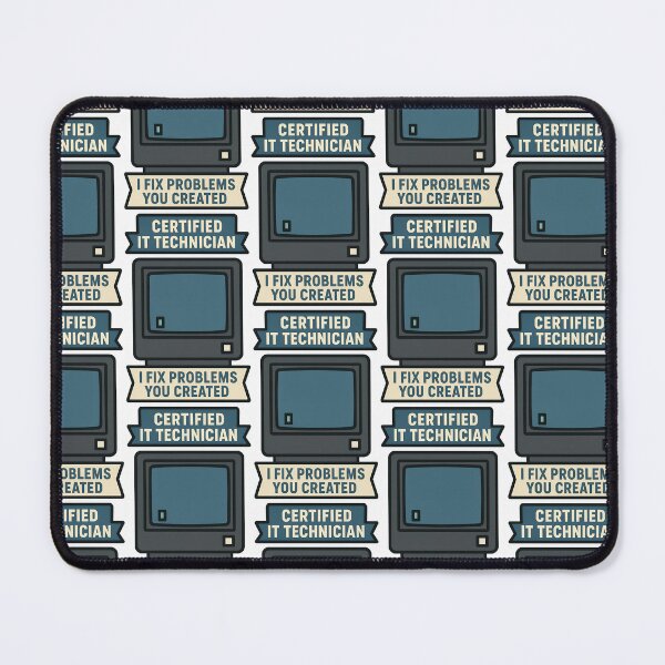 Item preview, Certified IT Technician Retro Computer Design designed and sold by TeeTimeTreasure.