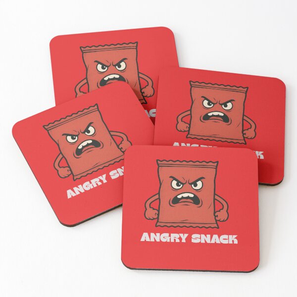 Item preview, Angry Snack – Funny Cartoon Food Character | Bold Graphic T-Shirt Design designed and sold by Wave time.