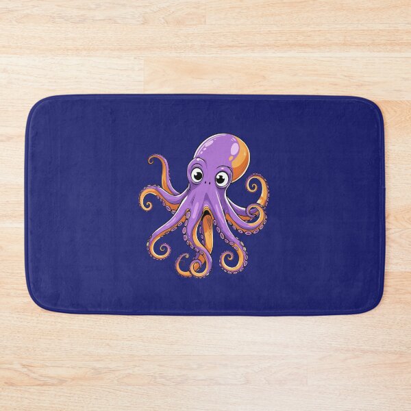 Item preview, Shocked Purple Octopus Cartoon designed and sold by DariaCraft.