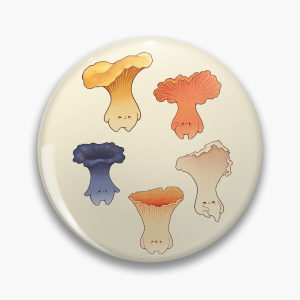 Item preview, Chanterelle mushrooms designed and sold by Rihnlin.