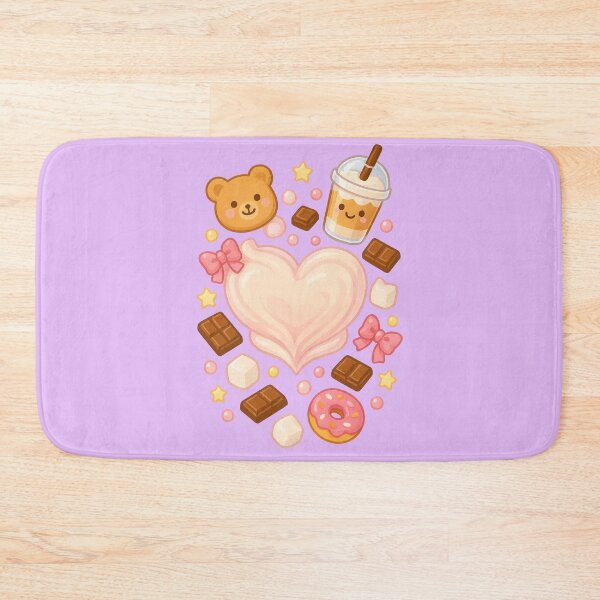 Item preview, Kawaii Bear Café – Cute Decoden-style Dessert Phone Case Design designed and sold by CraftedHome.