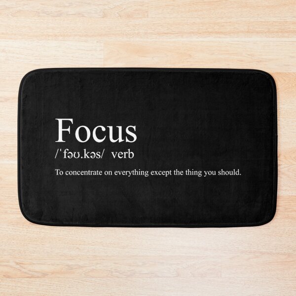 Item preview, Focus /ˈfəʊ.kəs/ designed and sold by CurlyDude.