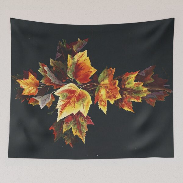 Item preview, Autumn Leaf Cross by Olive Whitney designed and sold by PureVintageLove.