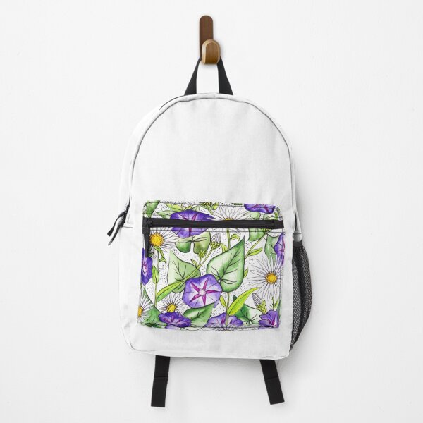 Item preview, Aster and Morning Glory September Birth Month Flower Floral designed and sold by Iwearthecheeseitdoesnotwearme.