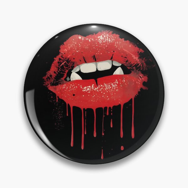 Item preview, Red lipstick Kiss vampire fangs  designed and sold by Akai Ito .