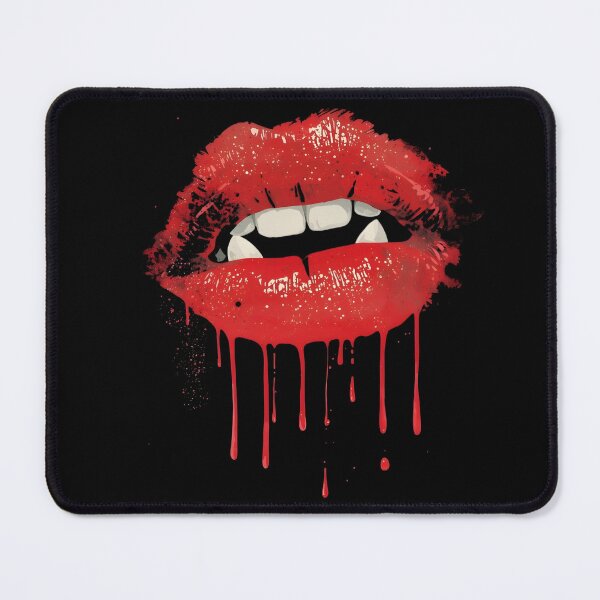 Item preview, Red lipstick Kiss vampire fangs designed and sold by Akai Ito .