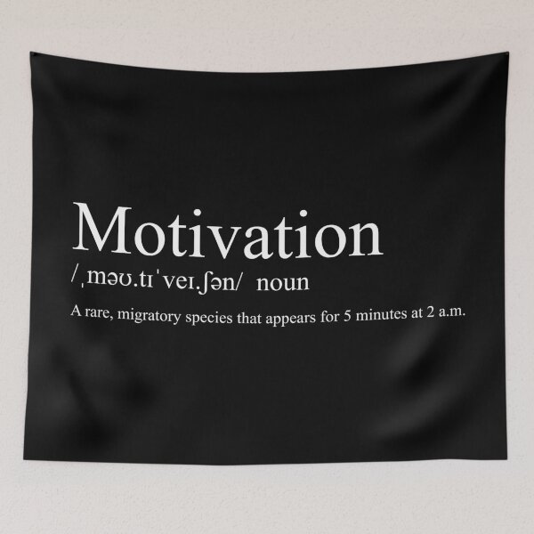 Item preview, Motivation /ˌməʊ.tɪˈveɪ.ʃən/ designed and sold by CurlyDude.