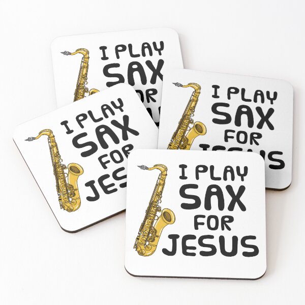 Item preview, I Play Sax For Jesus, Saxophone Church Saxophonist designed and sold by doodlerob.
