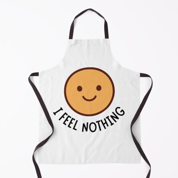 Item preview, I Feel Nothing Smiley – Minimalist Dark Humor Design designed and sold by Melty Shirts.