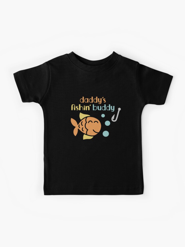 Fishing T-shirt Design Daddy's Fishing Buddy Father and Daughter