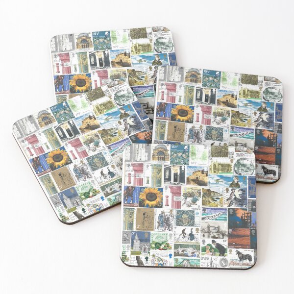 Item preview, Stamp Collage designed and sold by Iwearthecheeseitdoesnotwearme.
