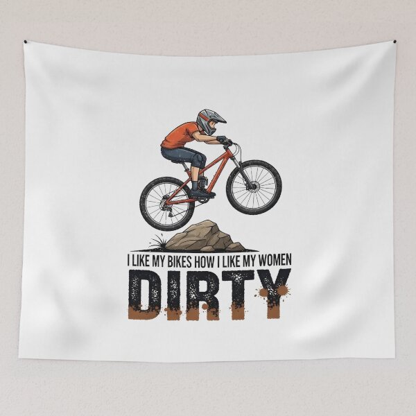 Item preview, Funny MTB Mountain Biking Shirt – Downhill Rider Humor Tee designed and sold by Clothesbest.