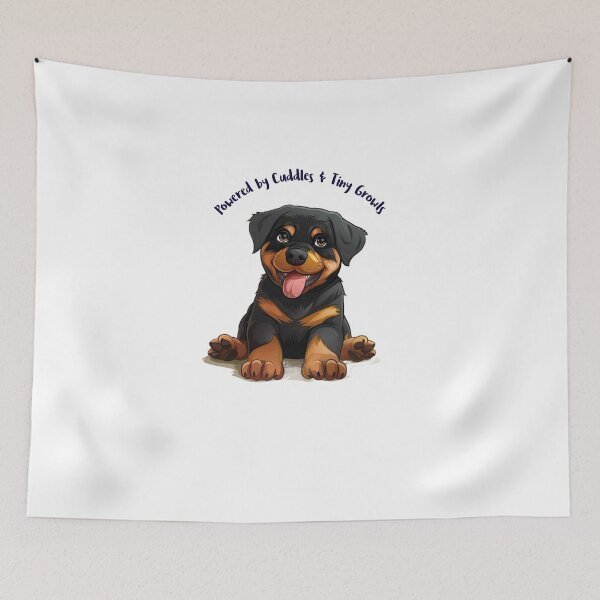 Item preview, Powered by Cuddles & Tiny Growls rottie  designed and sold by phillystore.