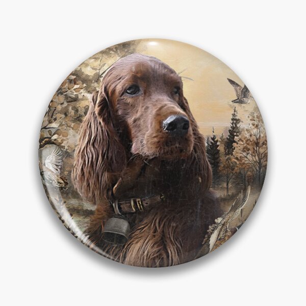 Item preview, Elegant Irish Setter – Red Beauty in Nature designed and sold by TammyHunterArt.