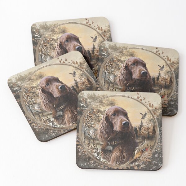 Item preview, Elegant Irish Setter – Red Beauty in Nature designed and sold by TammyHunterArt.