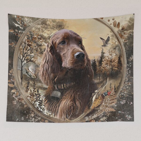 Item preview, Elegant Irish Setter – Red Beauty in Nature designed and sold by TammyHunterArt.
