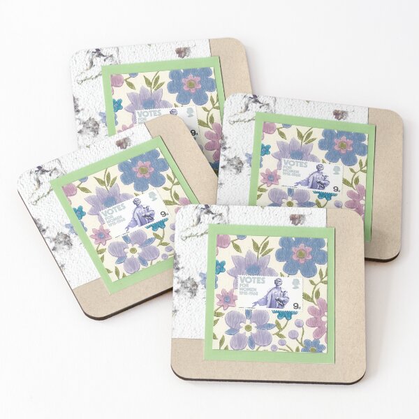 Item preview, Suffragette Collage Votes for Women Stamp designed and sold by Iwearthecheeseitdoesnotwearme.