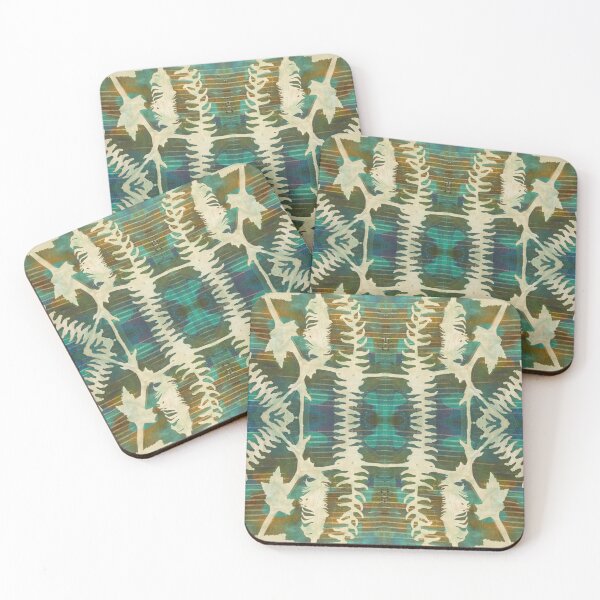 Item preview, Negative Space Monoprint Pattern designed and sold by vallisrowe.