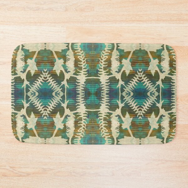 Item preview, Negative Space Monoprint Pattern designed and sold by vallisrowe.