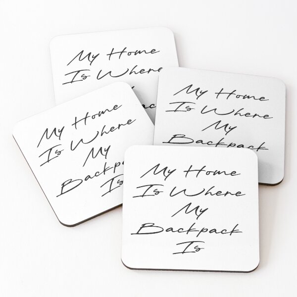 Item preview, My Home Is Where My Backpack Is designed and sold by Ninjacatoff.