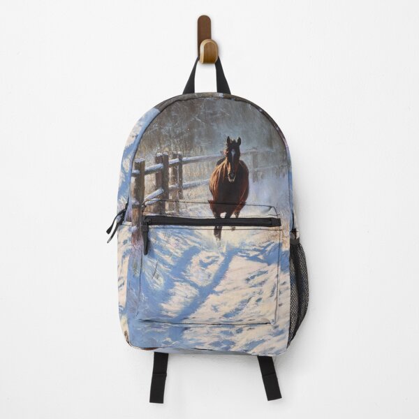 Item preview, A Thoroughbred horse racing along a snowy trail Horses in Motion designed and sold by CDC40.