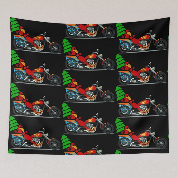 Item preview, SANTA CLAUS MOTORCYCLIST designed and sold by Pabhas.