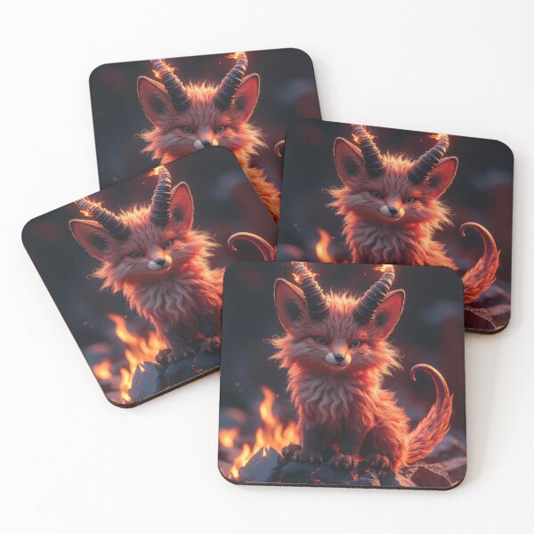 Item preview, The Infernal Fox designed and sold by CosmicLionPrints.