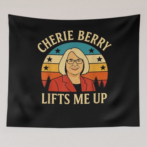 Item preview,  Retro Funny Cherie Berry Lifts Me Up Local Poster NC designed and sold by ArtFunDib.