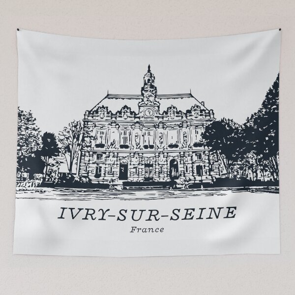 Artikelvorschau, Ivry-sur-Seine - Frankreich entworfen und verkauft von Lakeric Cityscapes.