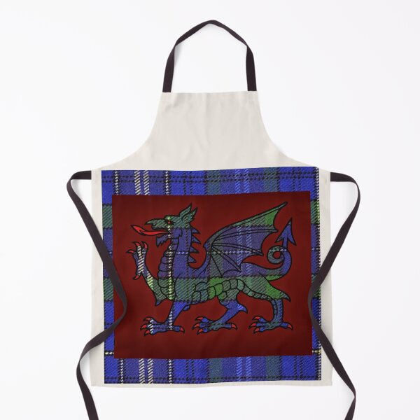 Item preview, Davies Welsh Tartan – Heritage of the Dyfed Line & y Ddraig Goch - the red dragon designed and sold by WheelieGdArt.