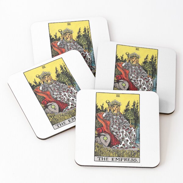 Aperçu de l'œuvre La carte mystique de tarot de l'Impératrice créée et vendue par Relaxtarot.