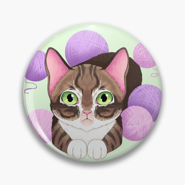 Item preview, Kitty among the wool designed and sold by Art_with_Honesty.