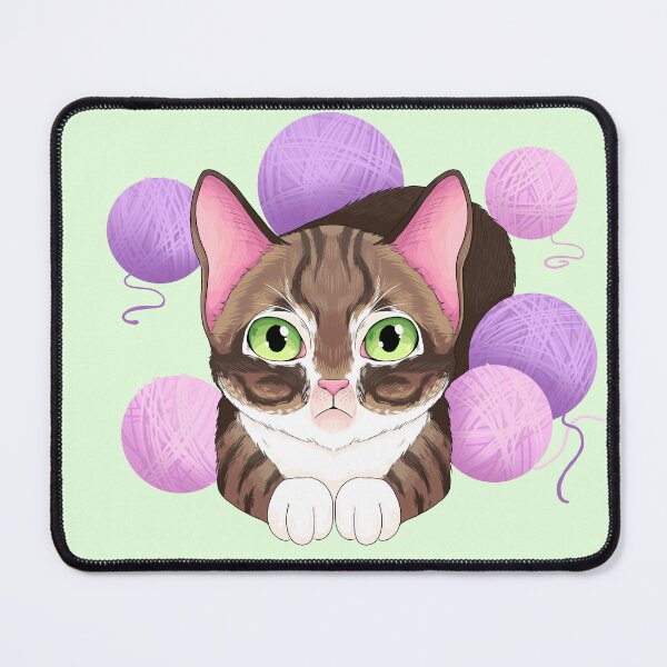 Item preview, Kitty among the wool designed and sold by Art_with_Honesty.