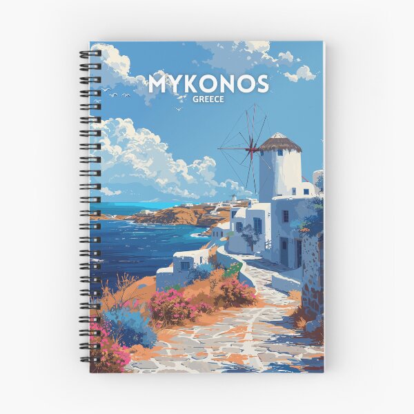 Item preview, Mykonos Greece - Travel art designed and sold by Marciolini.