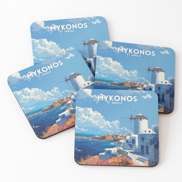 Item preview, Mykonos Greece - Travel art designed and sold by Marciolini.