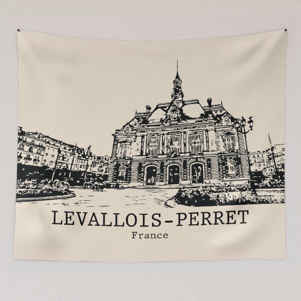 Item preview, Levallois-Perret - France designed and sold by Lakeric Cityscapes.