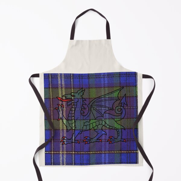 Item preview, Davies Welsh Tartan – Heritage of the Dyfed Line & y Ddraig Goch - the red dragon v2 designed and sold by WheelieGdArt.