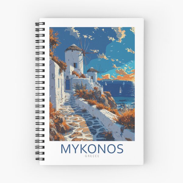 Item preview, Mykonos Greece - Travel Art designed and sold by Marciolini.
