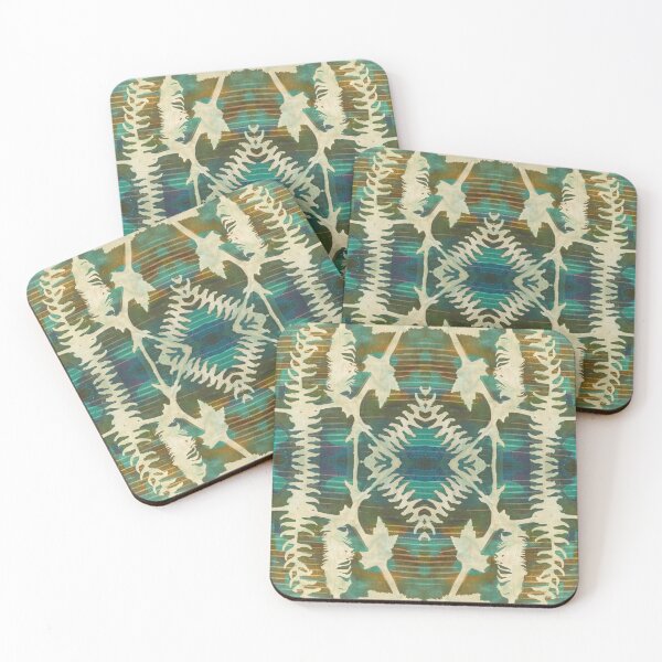 Item preview, Negative Space Monoprint Pattern designed and sold by vallisrowe.