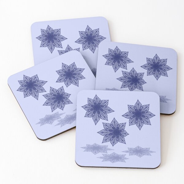 Item preview, Snowflakes "Lucky stars" with a shadow designed and sold by Cherevan.