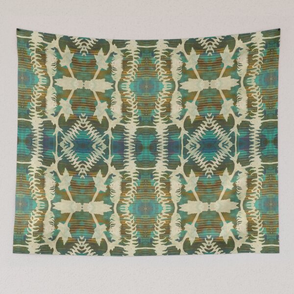 Item preview, Negative Space Monoprint Pattern designed and sold by vallisrowe.