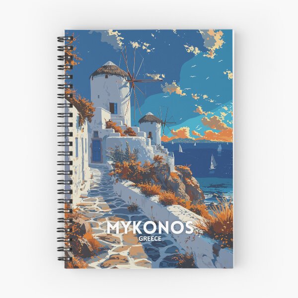 Item preview, Mykonos Greece - Travel art designed and sold by Marciolini.