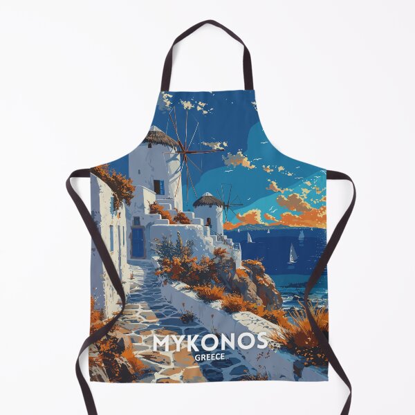 Item preview, Mykonos Greece - Travel art designed and sold by Marciolini.