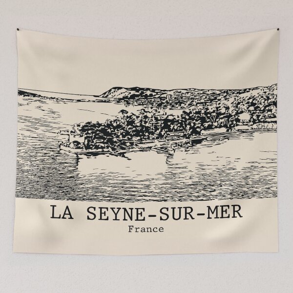 Item preview, La Seyne-sur-Mer - France designed and sold by Lakeric Cityscapes.