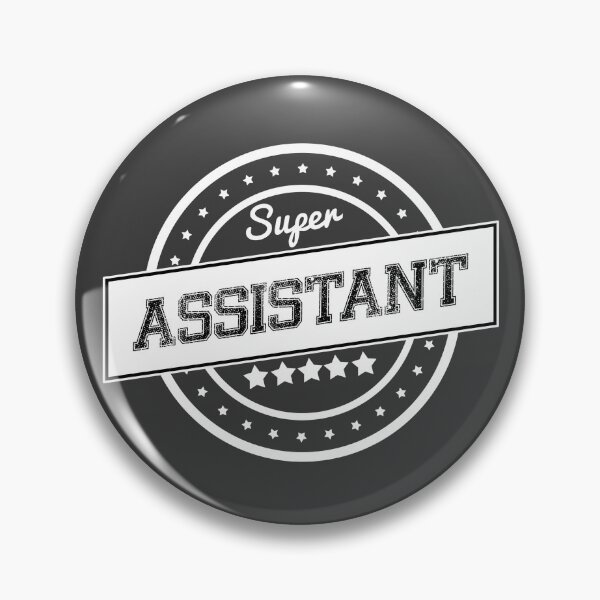 Item preview, Super Assistant retro badge  designed and sold by WAMTEES.