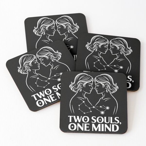 Item preview, Gemini -Two Souls one Mind ,Gemini Zodiac Twins designed and sold by Viktorio Art Shop.