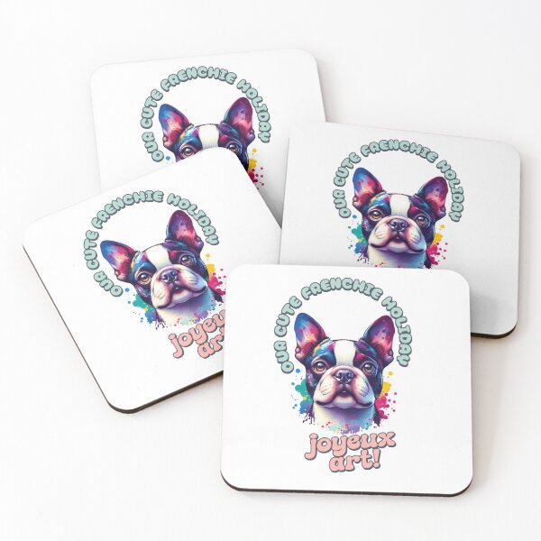 Item preview, Cute Frenchie art for dog lovers, playful and adorable designed and sold by peekaboo Designs.