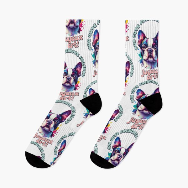 Item preview, Cute Frenchie art for dog lovers, playful and adorable designed and sold by peekaboo Designs.
